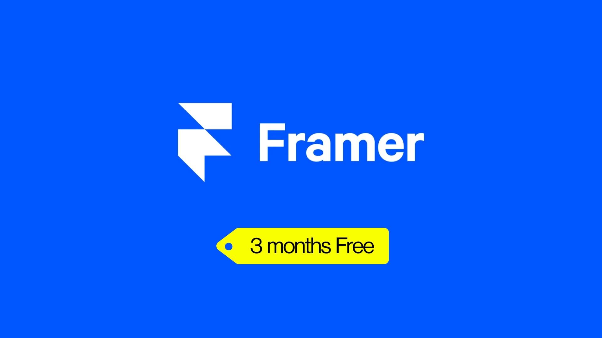 Special Offer: Framer — Get 3 Free Months on a Pro Annual Subscription