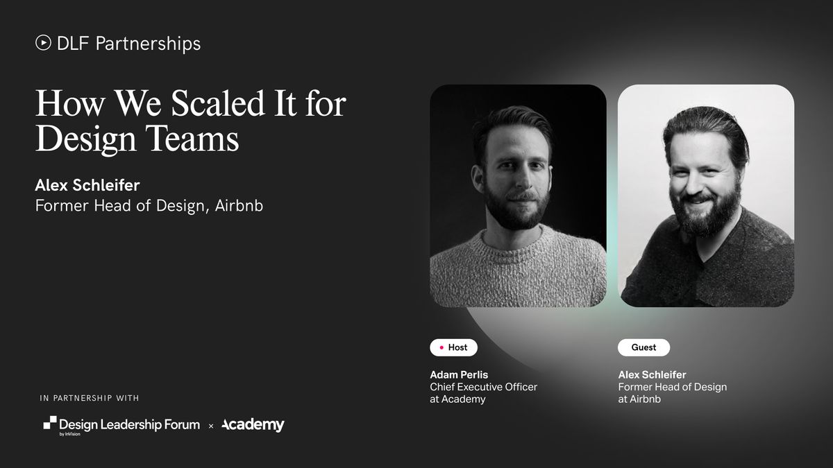 Live Recording: How We Scaled It for Design Team — Alex Schleifer